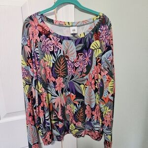 CAbi Women's Floral Print Top - Multicolor